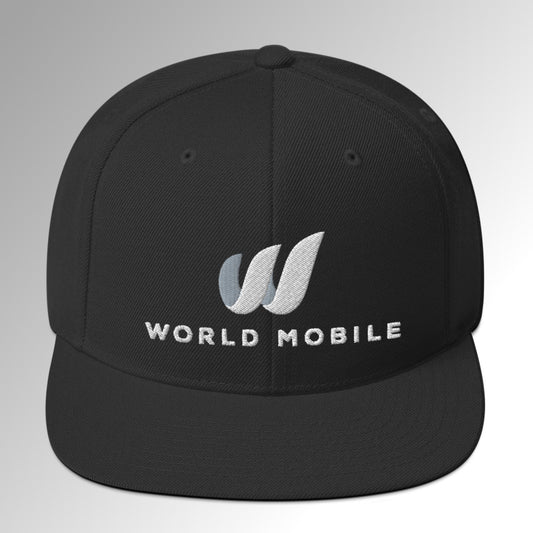 WM Snapback Hat - White Logo