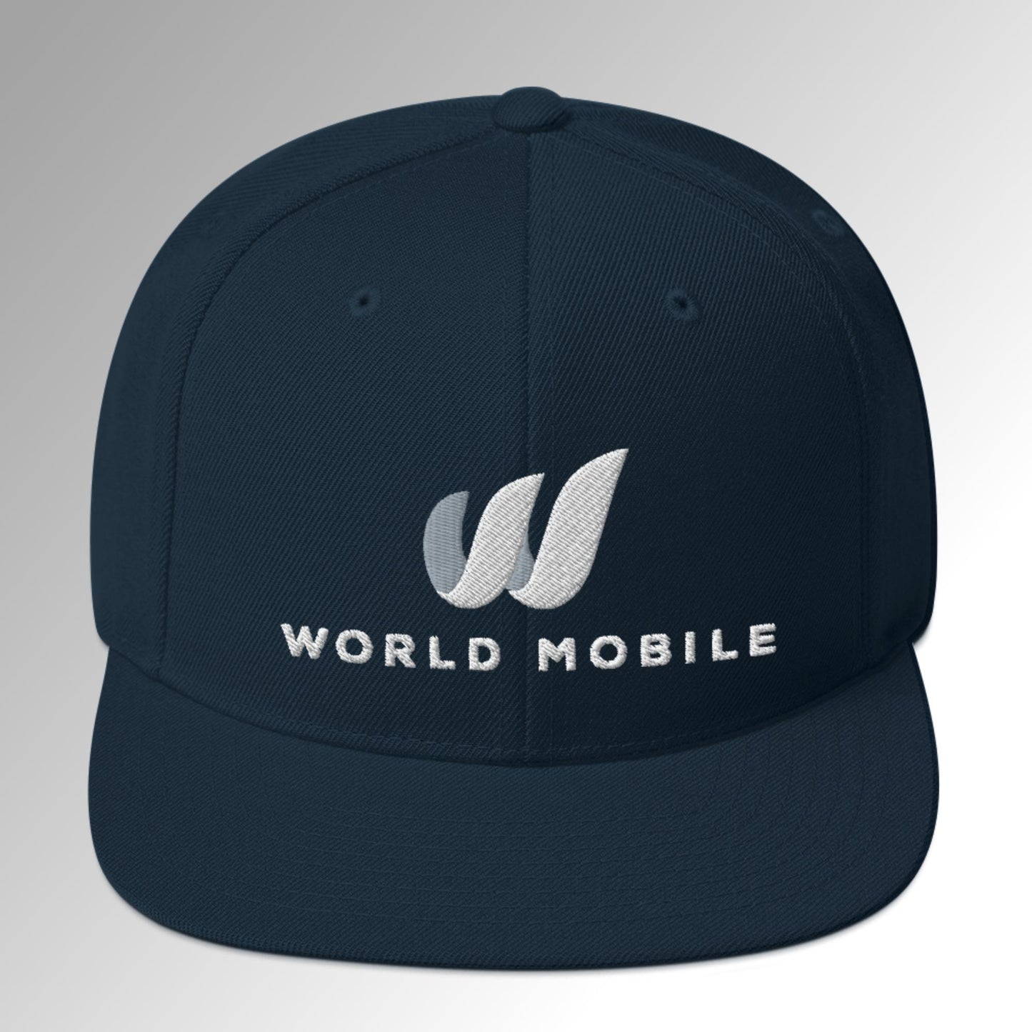 WM Snapback Hat - White Logo