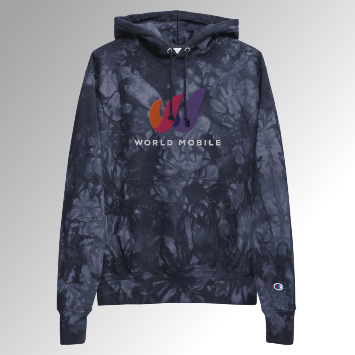 WM Unisex Champion tie-dye hoodie