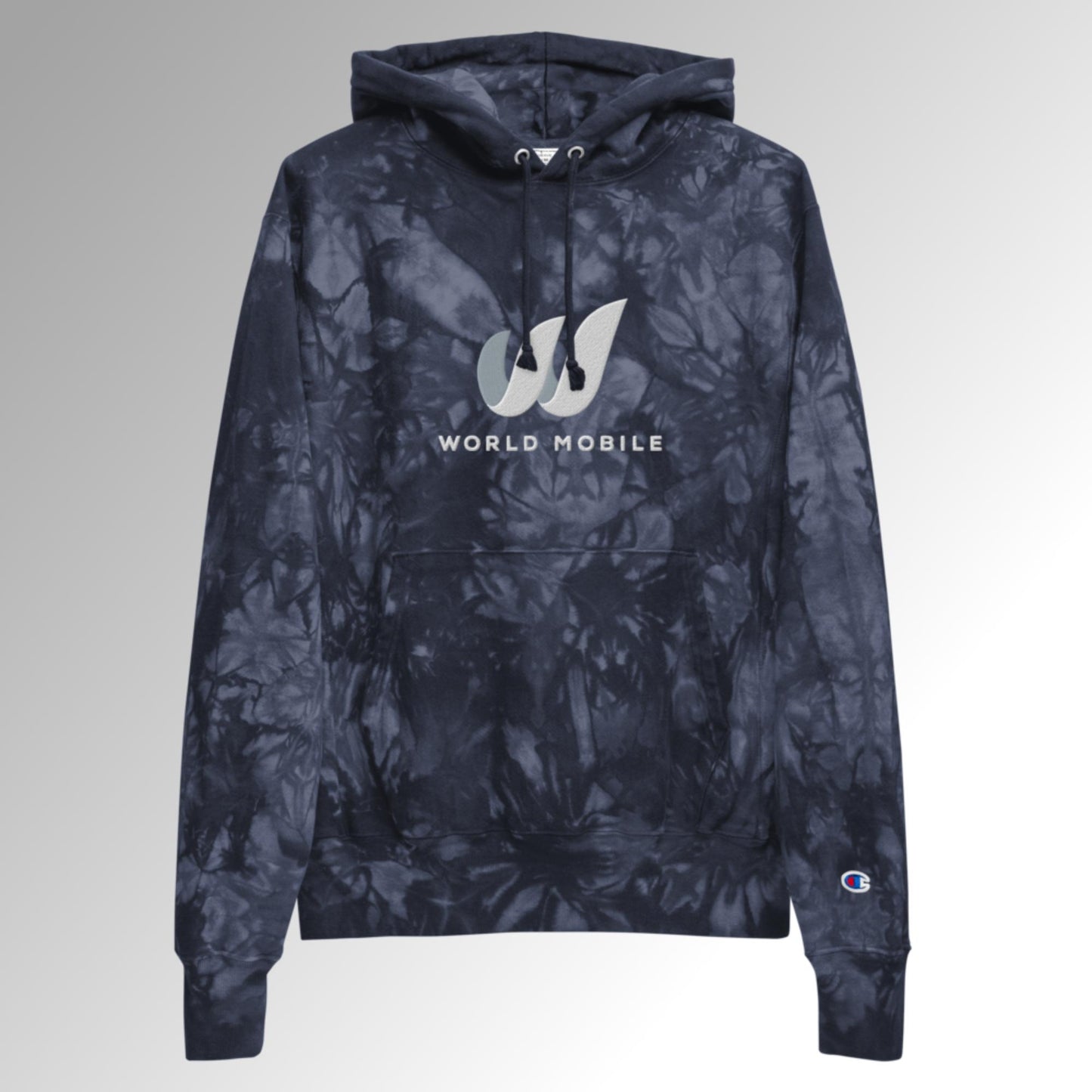 WM Unisex Champion tie-dye hoodie