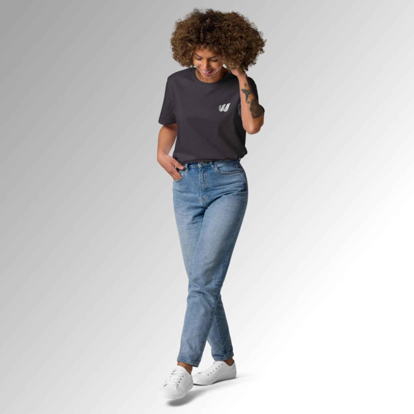 WM Embroidered Unisex Organic Cotton T-shirt