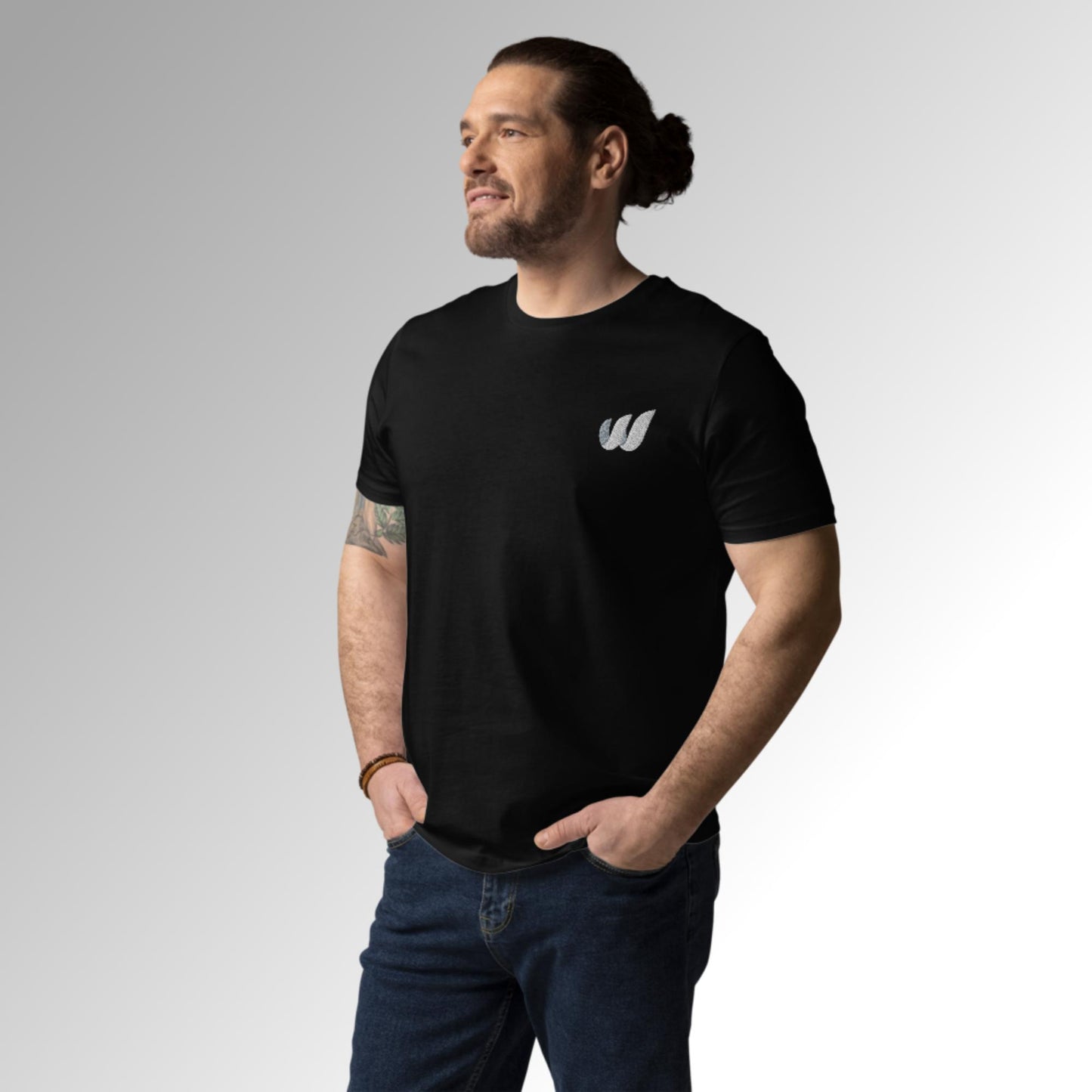 WM Embroidered Unisex Organic Cotton T-shirt