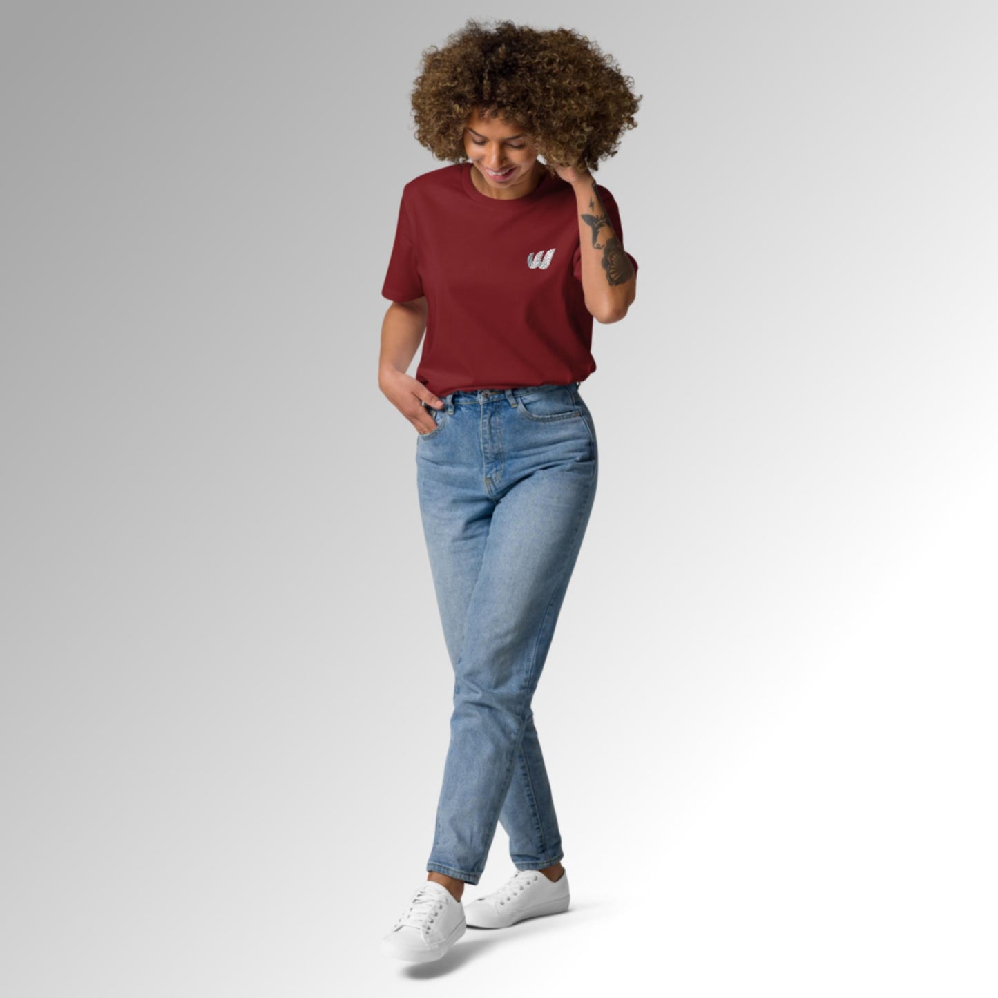 WM Embroidered Unisex Organic Cotton T-shirt