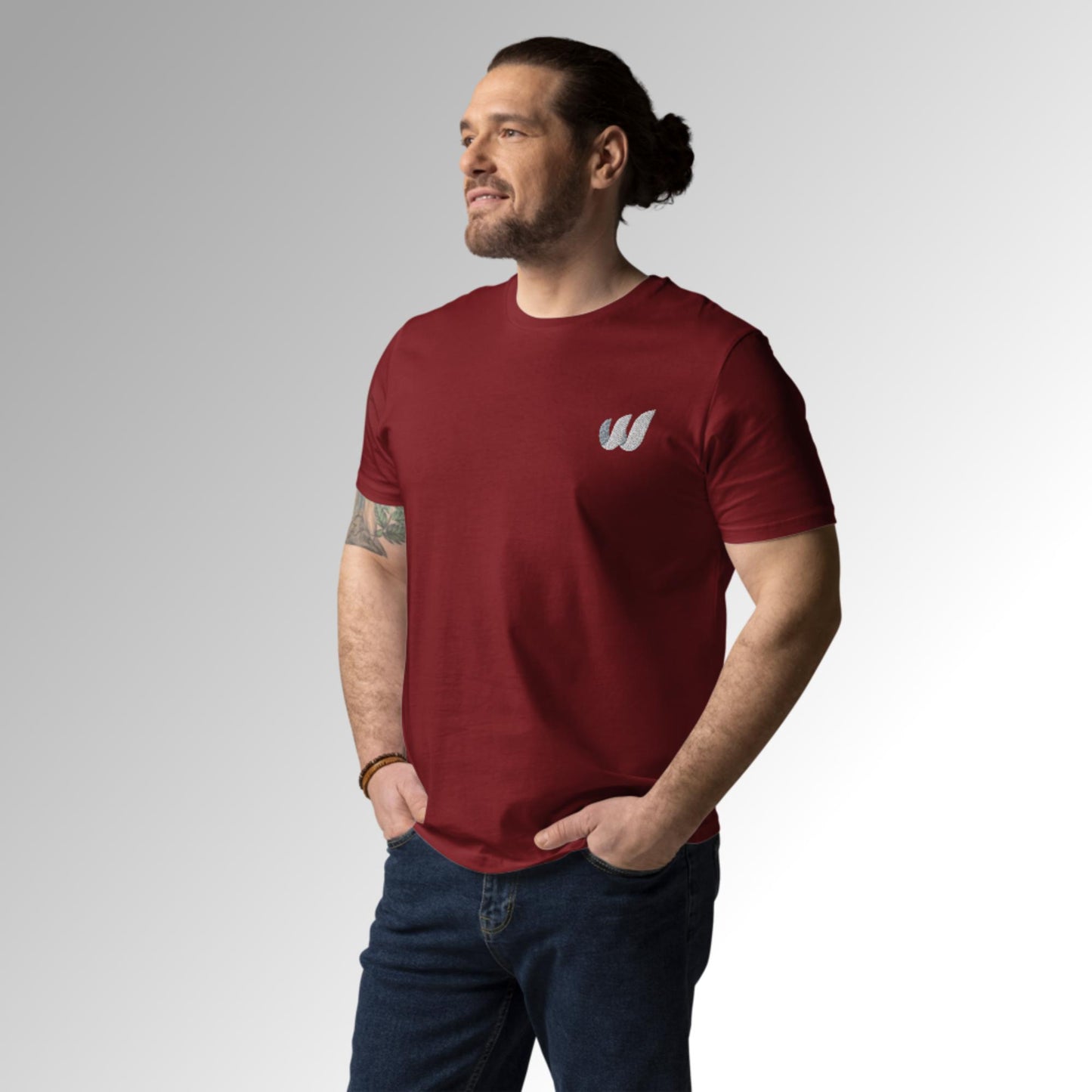 WM Embroidered Unisex Organic Cotton T-shirt