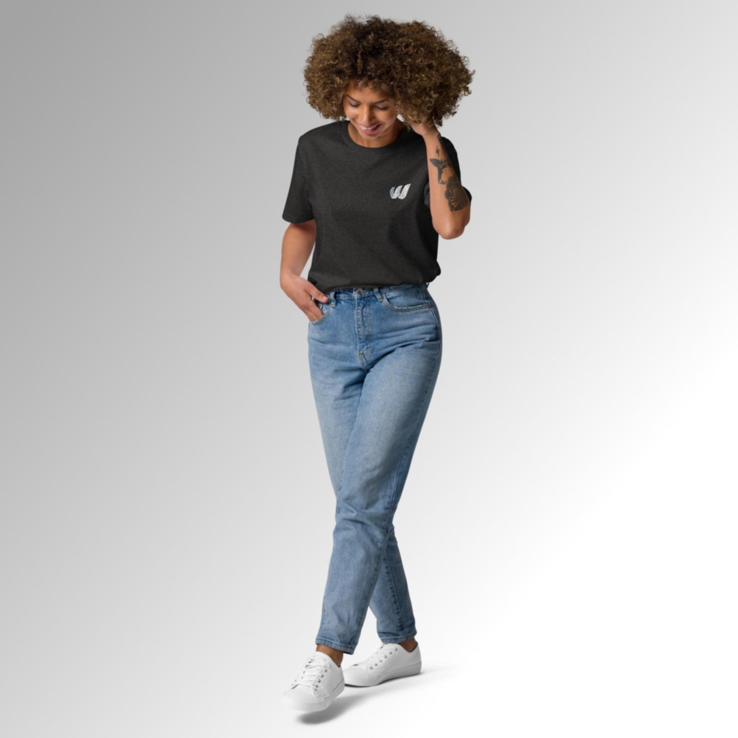 WM Embroidered Unisex Organic Cotton T-shirt
