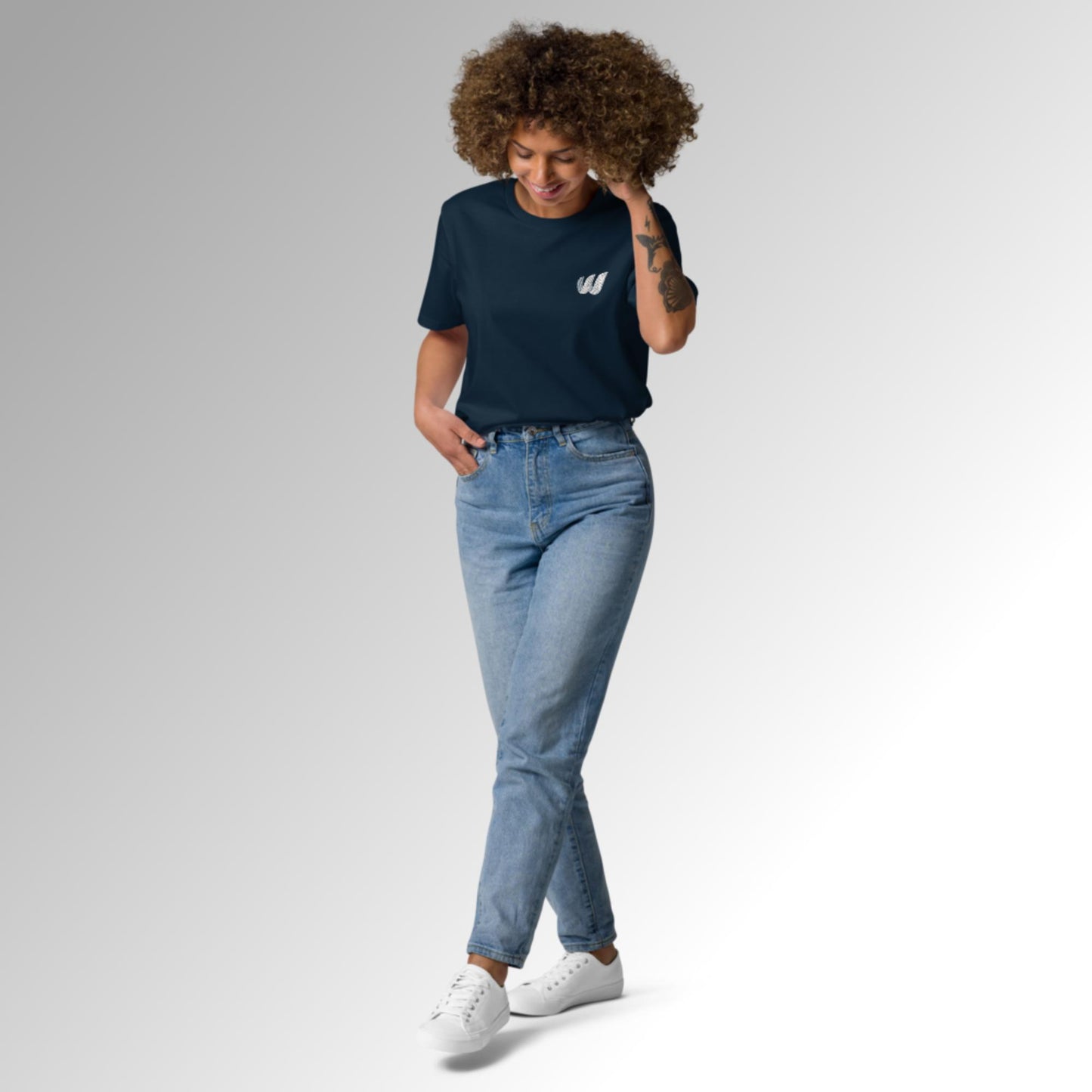 WM Embroidered Unisex Organic Cotton T-shirt