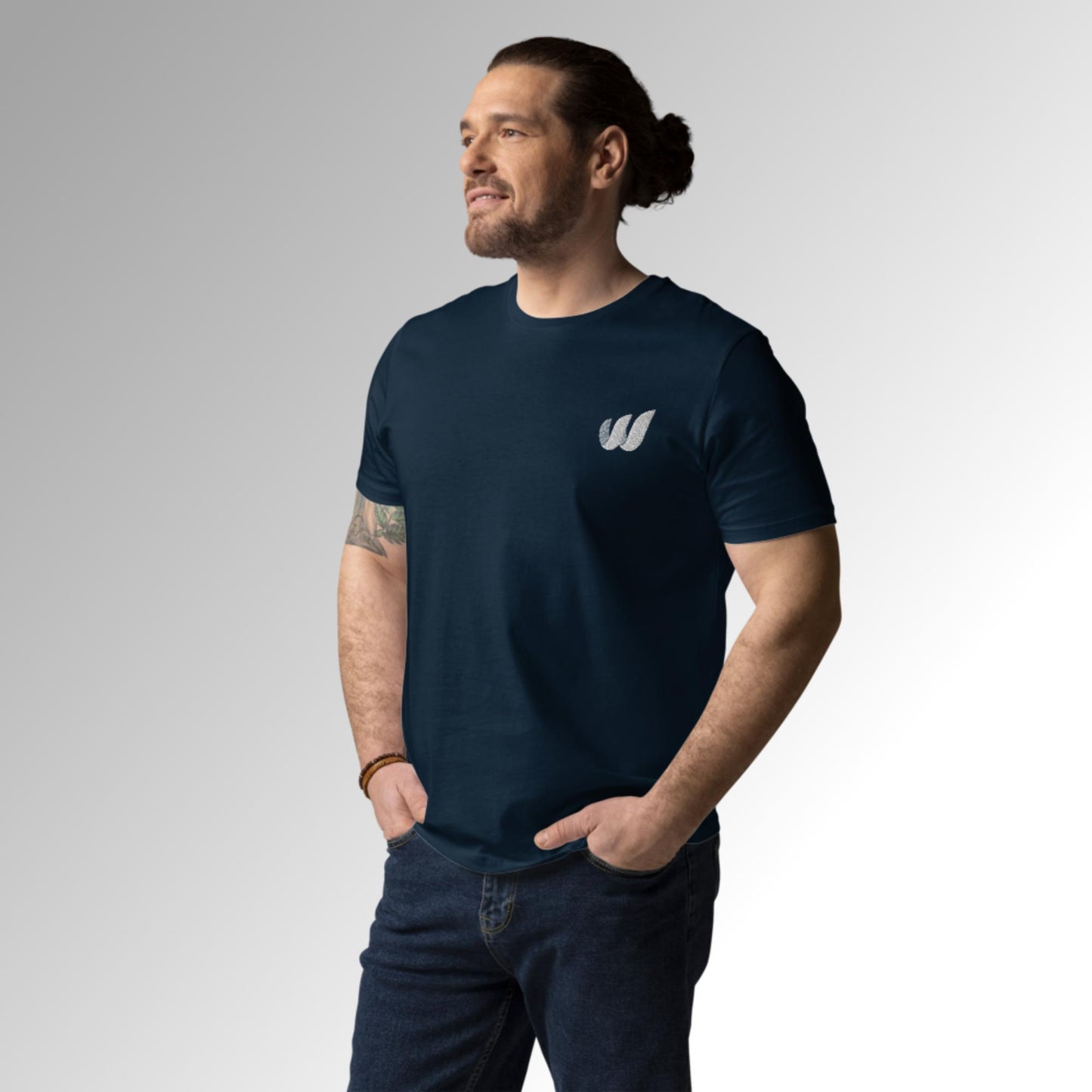 WM Embroidered Unisex Organic Cotton T-shirt