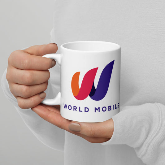 WM White Glossy Mug