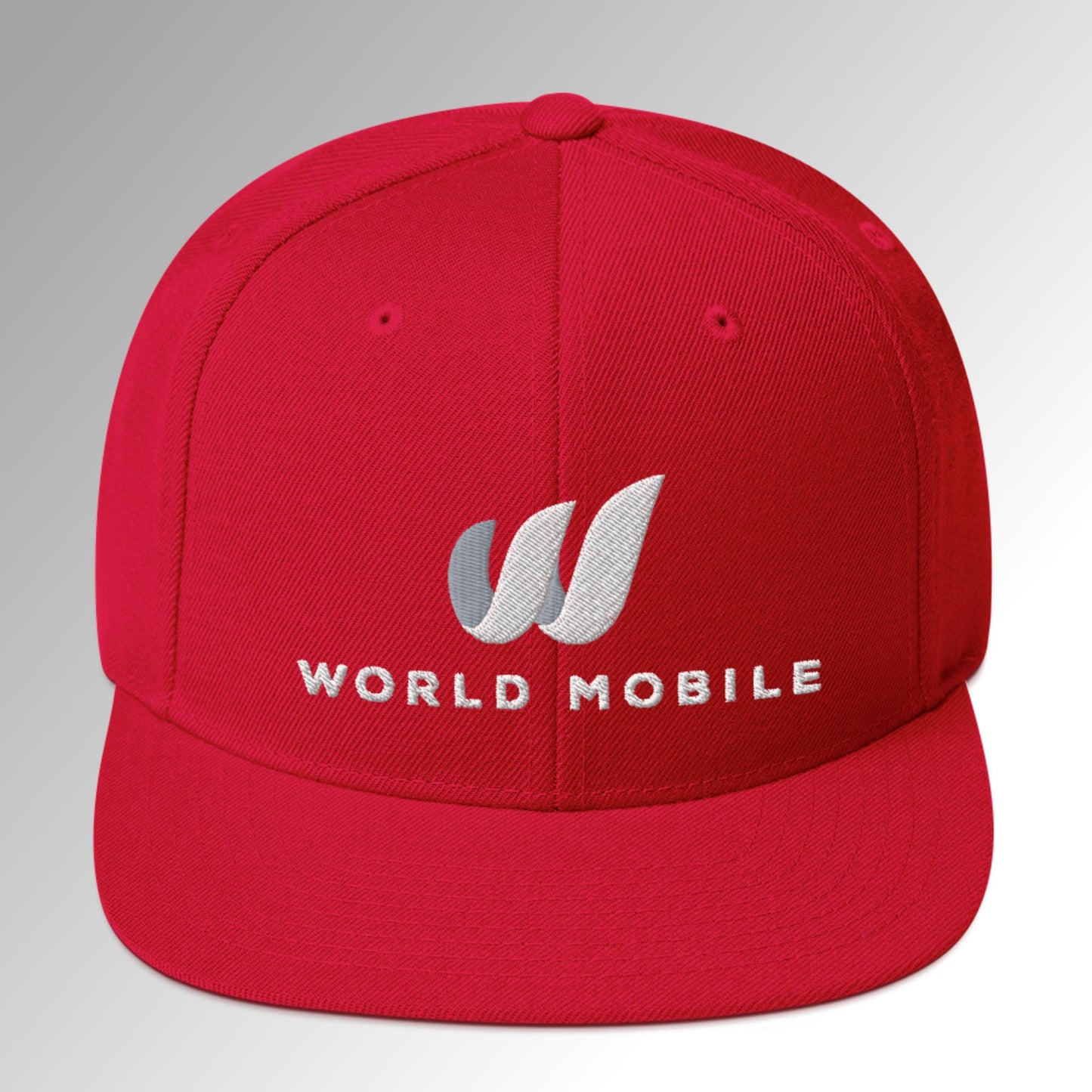 WM Snapback Hat - White Logo