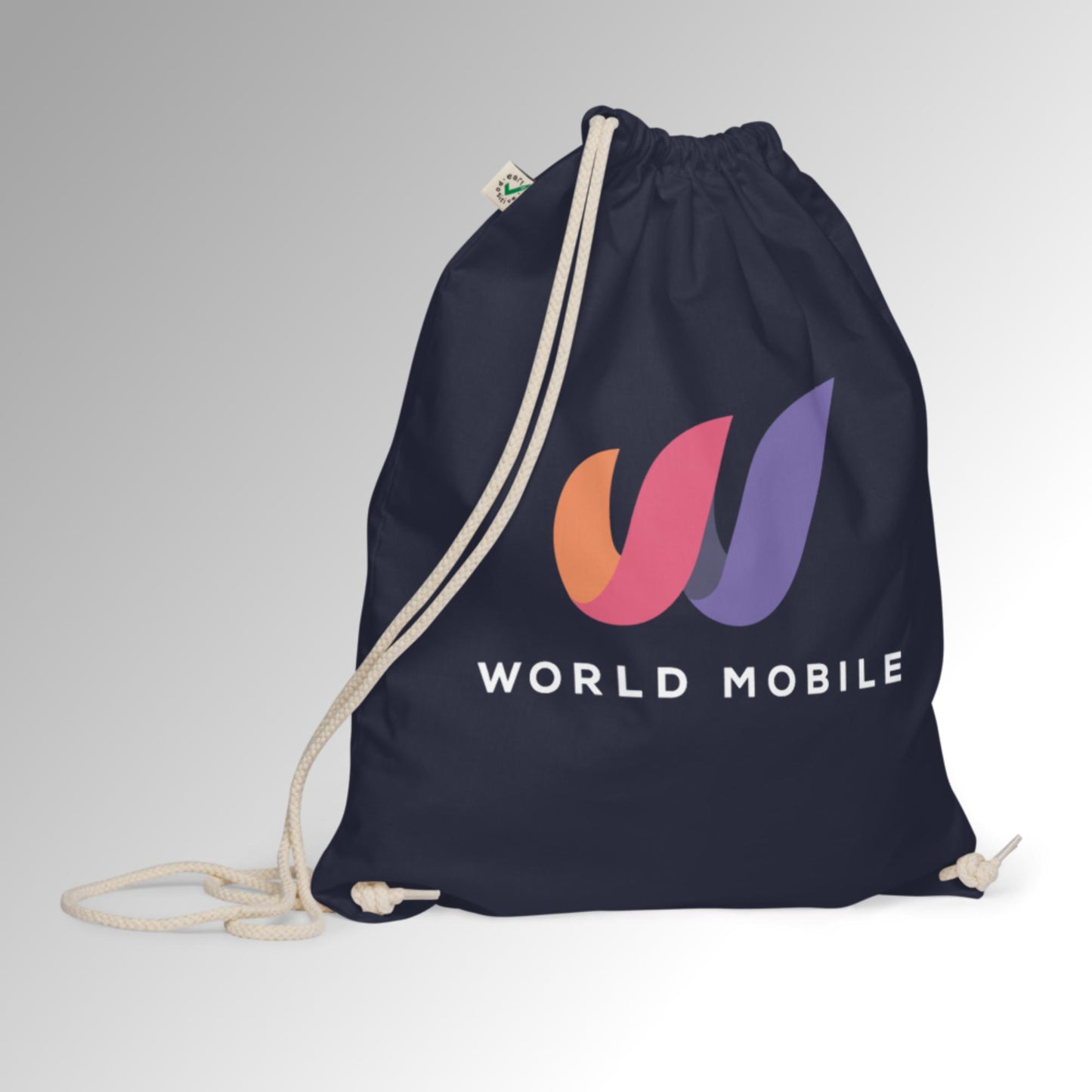 WM Organic Cotton Drawstring Bag